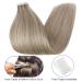 Fshine 20 Remy Human Hair Tape in Extensions 20 Inch - Highlighted Color 18 Ash Blonde and 22 Light Blonde - 20 Pieces 50 Gram Adhesive Tape Hair - #18/22(P18/613) - Buy Online on SooperMarket.com