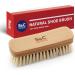 Stone and Clark Premium Beige Horse Hair Shoe Brush - Expertly Polish Leather with 100% Horse Hair Bristles - Concaved Beech Wood Handle for Perfection - Buy Online on SooperMarket.com