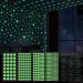 ECHOCUBE 521pcs Glow in The Dark Star Realistic 3D Luminous Stars Wall Stickers Glowing Stars for Ceiling and Walls DIY Luminous Adhesive Stickers for Baby Girls Boys Kids Bedroom Nursery Decoration