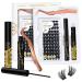 B&Q Eyelash Extension Kit B06 Lash Extension Kit 72Pcs Lash Clusters Individual Lashes Thin Band Cluster Lashes Kit Eyelash Clusters DIY Lash Kit with Tweezers and Lash Bond and Remover (Kit B06) D-8-16 MIX B 06-Kit