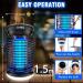 Endbug Bug Zapper Outdoor with LED Light 4200V Mosquito Zapper Outdoor IPX5 Waterproof Electric Bug Zapper 2-in-1 Fly Zapper Fly Trap Indoor Outdoor for Patio Garden Backyard Home Plug in - Buy Online on SooperMarket.com