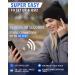Foxelli Bluetooth Beanie - Wireless Hat with Headphones for Men & Women in Black - Buy Online on SooperMarket.com