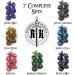 Large Dice Bag with 7 Complete Sets | Dragon DND Dice Bag & 49 Polyhedral Dice | Black Bag with Pockets - Buy Online on SooperMarket.com
