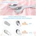 Futongda Stainless Steel Baby Spoons - 4-Piece Curved Training Set for Children | Dessert Coffee & Feeding Spoons in Silver - Buy Online on SooperMarket.com