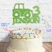 Cakeshop Cake Decoration Pack | Digger Tractor Premium Double Sided Glitter Card Cake Topper Sign & 25g Party Pack of Cake Sugar Sprinkles | Custom Name & Age Cake Decorations (Green) Non-Prime Glitter Card: Green - Buy Online on SooperMarket.com