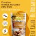 Sunshine Nuts Co. Whole Roasted Lightly Salted Cashews - Gluten Free, Peanut Free, Vegan Snack Packs - GMO Free - 2 Pack, 7 oz. Each - Buy Online on SooperMarket.com