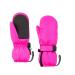 HIGHCAMP Winter Snow Ski Mitten Gloves Waterproof with Zipper on Long Cuff for Kids Toddlers Boy Girl XS (1-3 Y) Rosa