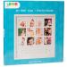 Dino My First Year Baby Keepsake Picture Frame - White Wood, 12 Months Photo Inserts - Nursery Decor Gift for Boys and Girls - Buy Online on SooperMarket.com