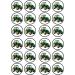 24 Green Tractor Edible Cake Topper Farm Party Decorations Tractor Birthday Decorations Farmer Cupcake Toppers Farm Cake Decorations Tractor Gifts For Men Tractor Party Digger Cake Topper - Buy Online on SooperMarket.com