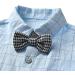 AmzBarley Boys Gentlemans Suit | Kids Dress Shirt Pants Vest Bowtie Tuxedo Rompers | Birthday Party Outfit | Khaki 4-5 Years - Buy Online on SooperMarket.com