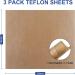 CAREGY 3 Pack PTFE Teflon Sheet 16x20 for Heat Press - Non Stick & Reusable Heat Transfer Paper - Heat Resistant Craft Mat - Buy Online on SooperMarket.com