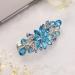 WLLHYF Flower Hair Clip - Vintage Rhinestone Barrette for Women & Girls (Sky Blue) - Buy Online on SooperMarket.com