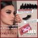 Goddvenus Eyelash Extension Kit Fluffy Individual Eyelashes Kit 20mm D Curl Russian Cluster Lashes Thick Eyelash Clusters Kit with Lash Individuals Bond and Seal Eyelash Applicator D-96D - Buy Online on SooperMarket.com