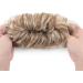 Messy Hair Scrunchies Thick Hair Bun Extensions 45g Coffee Brown mix Bleach Blonde Honey Blond-Bleach Blond - Buy Online on SooperMarket.com