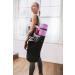 Zenifit Yoga Mat Bag - Long Tote with Pockets | Holds More Yoga Accessories | Cute & Stylish Mat Holder | Bonus Mat Strap Elastics | Practical Carriers for Women | Black & Lavender Purple - Buy Online on SooperMarket.com