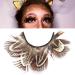 White False Eyelashes for Halloween & Cosplay | Natural Look Anime Makeup | D03-Brown Tiger Print - Buy Online on SooperMarket.com
