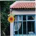 Zerodeko Fall Decor Home D cor Pendant Iron Welcome Card Sunflower 3d Front Door Wreath Sunflower Door Plaque - Buy Online on SooperMarket.com