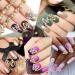 Noverlife 26PCS 3D Alloy Butterfly Nail Charms with Crystal Diamonds - Gold & Silver - Buy Online on SooperMarket.com