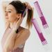 4 Pieces Carbon Lift Teasing Combs - Salon Lifting Fluffing Comb for Women - Black and Purple Artsy Style - 5 Stainless Steel Pins Included - Buy Online on SooperMarket.com