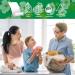 Eco-Friendly Laundry Detergent Sheets - 200 Fresh Linen Scent Sheets Hypoallergenic & Plastic-Free for Travel & Camping - Buy Online on SooperMarket.com