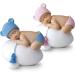 Mopec Y944.2 Cake Figure Baby Girl for Baptism - Pink 7.5x8cm | Perfect Christening Decor - Buy Online on SooperMarket.com