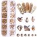 800PCS Belicey Nail Rhinestones Kit - Multi-Shape Crystals for Nail Art & DIY Crafts (Gold) - Buy Online on SooperMarket.com