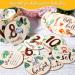 16-Piece Wooden Jungle Animal Baby Milestone Cards | Double-Sided Safari Monthly Markers for Newborn Photos | Baby Shower Photo Props - Buy Online on SooperMarket.com