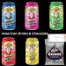 Temas American Drinks & Chocolates Bundle Gift Box Includes Warheads Sour Soda Cans 5 Variety Flavours 355ml & Hershey s Kisses Milk Chocolate - Buy Online on SooperMarket.com
