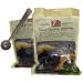 Greenmax Black Sesame Powder Ground Sesame Seeds 10.6 oz bag (Pack of 2) Roasted Fine Grind Pure Sesame Seeds No Sugar and TwinFortune Stainless Steel 2 in 1 Scooper and Bag Clip Tool