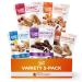 Peaceful Squirrel Variety, Cooper Street, 5-Pack, All Natural Twice Baked Crispy Cookies, Variety of 5 Flavors, Nut Free, Dairy Free, Soy Free, Low Sugar, Low Calorie, 5 Bags, 5 Ounce
