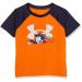 Under Armour Boys' Short Sleeve Shirt, Crewneck, Lightweight and Breathable 5 Sp22 Blaze Orange