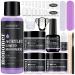 Acrylic Nail Kit for Beginners - Acrylic Powder and Liquid Set with Primer Nail Tips Glue Acrylic Brush Complete Starter Nails Kit Acrylic Set with Everything Professional Acrylic Nail Powder Size A