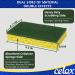 CELOX 12 Pack Dual Sided Kitchen Dish Sponge - Heavy Duty Non Scratch Sponges for Dishwashing and Cleaning - Highly Absorbent & Quick Drying - Buy Online on SooperMarket.com