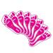 25 Pairs Pink Disposable Spray Tanning Feet Pads - Sunless Airbrush Tent Foot Protection - Buy Online on SooperMarket.com