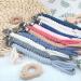 Shop Kowlone 2-Pack Cotton Pacifier Clips for Girls - Braided Dummy Holders in Gray and Star Blue - Ideal Baby Shower Gift - Buy Online on SooperMarket.com