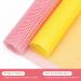 Windspeed 2Pcs African Body Exfoliating Net | Long Deep Cleaning Bath Sponge | Skin Smoother for Women Men | Shower Stocking Stuffer (80x30cm) | Yellow Pink - Buy Online on SooperMarket.com