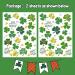 64 PCS St Patrick's Day Glitter Shamrock Temporary Tattoos - Partywind Metallic Face Stickers for Women, Men, Kids - Saint Patrick's Day Decorations & Party Favors (2 Sheets) - Buy Online on SooperMarket.com