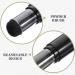 Angoily Multifuntional Telescopic Makeup Brush Set - Bottle Blush Honey Powder Liquid Foundation & Manicure Brushes - Compact Travel Size Black - Buy Online on SooperMarket.com