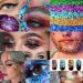 GL-Turelifes Chameleon Body Glitter Gel Set - Sparkling Chunky Glitter for Eyes, Face, Lips & Body - Festival Cosmetic Glitter - Long Lasting - 2 Pack - Buy Online on SooperMarket.com