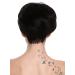 Buy WIG ME UP RGH-6994-HH-1B Human Hair Short Bob Wig - Black Wavy Ladies Wig with Combs | International Shipping Available - Buy Online on SooperMarket.com