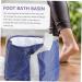 WOFASHPURET 1pc Foldable Footbath Bucket for Collapsible wash bin Folding Water Container Foot Soaking Basin Laundry Buckets Home Foot Spa Tub Foot spa Basin Household Storage Bags Travel peva 30x20cm - Buy Online on SooperMarket.com