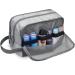 WANDF Water-Resistant Nylon Travel Toiletry Bag for Men and Women - Lightweight Dopp Kit (A-Grey) - Buy Online on SooperMarket.com