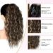 PORSMEER 18 Inch Claw Ponytail Extension Multi Layered Clip on Ponytail Extension for Women Long Curly Wavy Hair Extensions Natural Fluffy Synthetic Clip in Hairpiece for Daily (Brown with platinum) Ash brown with platinum - Buy Online on SooperMarket.com
