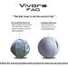 Vivora Luno Exercise Ball Chair  Chenille for Home Offices  Balance Training  Yoga Ball Max Charcoal - Buy Online on SooperMarket.com