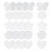 MY MIRONEY Mesh Plastic Canvas Kits 25 Pieces 5 Shapes Blank Mesh Canvas Plastic Sheets Embroidery Craft Knit Tools Round, Flower, Butterfly, Star, Heart