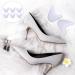 Women's Toe Separators & Ballet Shoe Cushions Set | Forefoot Toe Sleeves for Pumps | 2 Pcs White Pumps Cushions - 11x9.2cm - Buy Online on SooperMarket.com