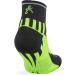 Enduro Reflective Arch Support Running Socks (1 Pair) Black/Neon Green - Men & Women - Large - Buy Online on SooperMarket.com