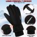 LECEVOCY Winter Warm Thermal Snow Gloves - Waterproof, Windproof, Touchscreen Ski Gloves for Cold Weather -30, Ideal for Work, Hiking, Running, Cycling, Riding, and Outdoor Activities - Men & Women (Black, Medium) - Buy Online on SooperMarket.com