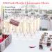 200 Pcs Clear Plastic Champagne Flutes - Disposable Toasting Glasses for Wedding & Parties - Buy Online on SooperMarket.com
