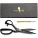 Professional Tailor Scissors 8 Inch for Cutting Fabric Heavy Duty Scissors for Leather Cutting Industrial Sharp Sewing Shears for Home Office Artists Dressmakers Black 8 Inch